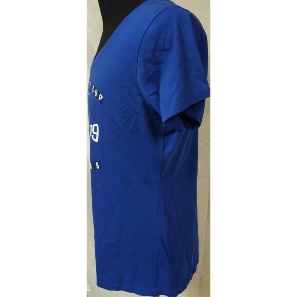 Fanatics St Louis Blues Womens XL 2019 Stanley Cup Champions V-Neck T Shirt - Picture 5 of 12